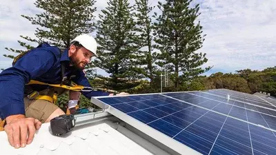 Солнечные панели установка