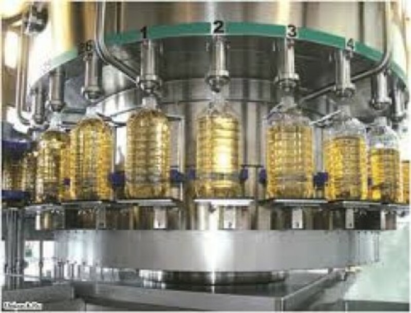 Линия по розливу подсолнечного масла. 