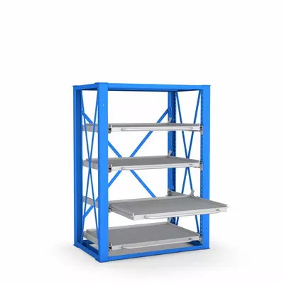 Выдвижные стеллажи для поддонов