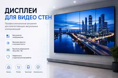 Дисплеи для видео стен