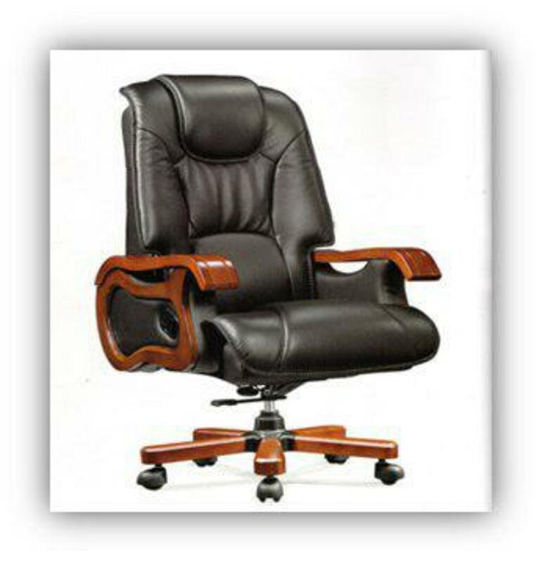 Кресло руководителя 2327 (коричневый, черный)