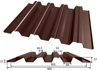 Профнастил Н-57