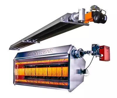 Промышленные инфракрасные обогреватели