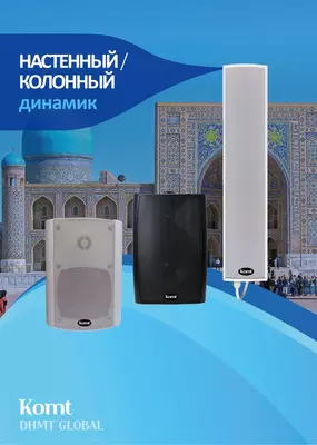 Настенный колонный динамик