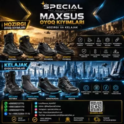 MAXSUS OYOQ KIYIMLARI