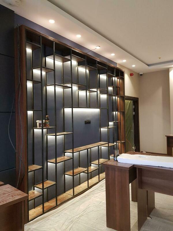 Подсветка мебели в гостинице Марриот