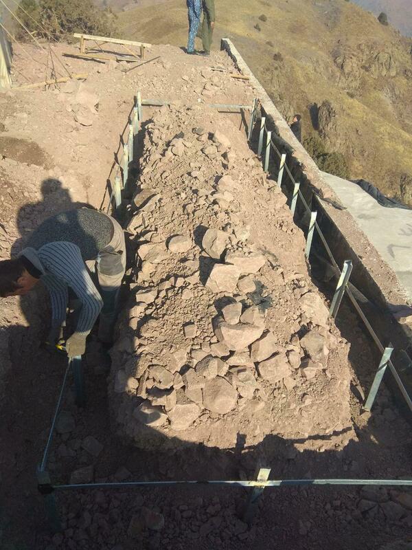 Заземление и молниезащита ресторана "Камень" на территории горнолыжного курорта Амирсай