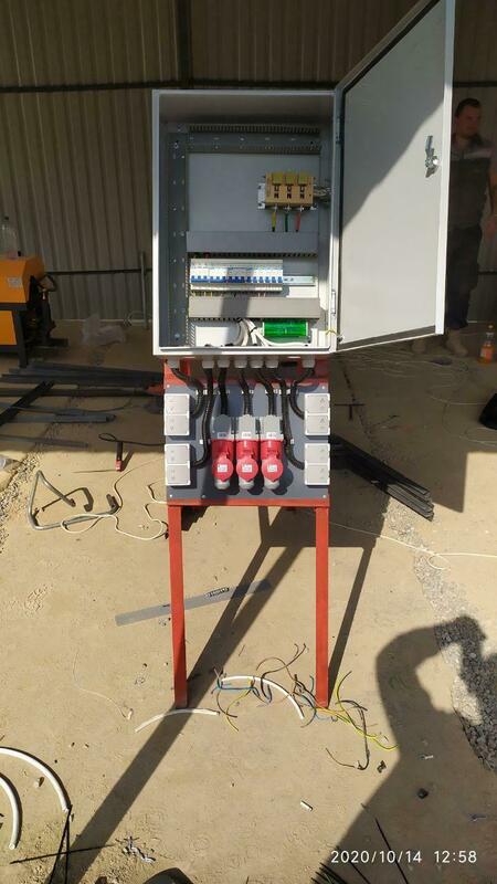 Сборка и монтаж щита ЩМП для временного электроснабжения для NRG