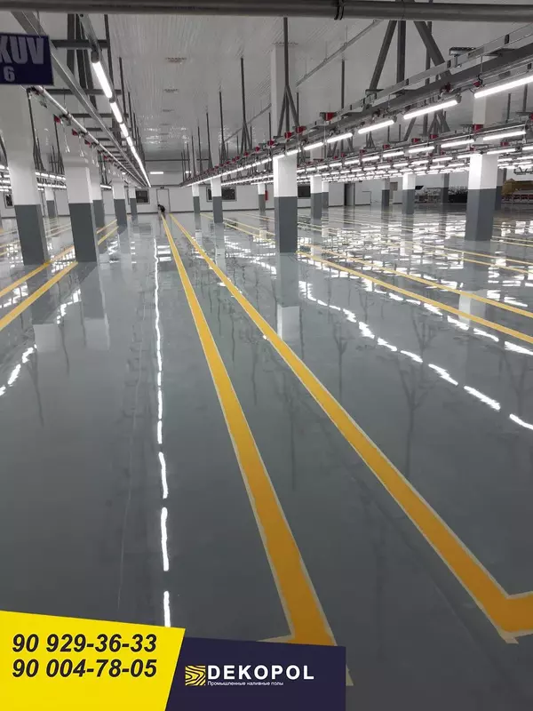 Промышленные наливные полы